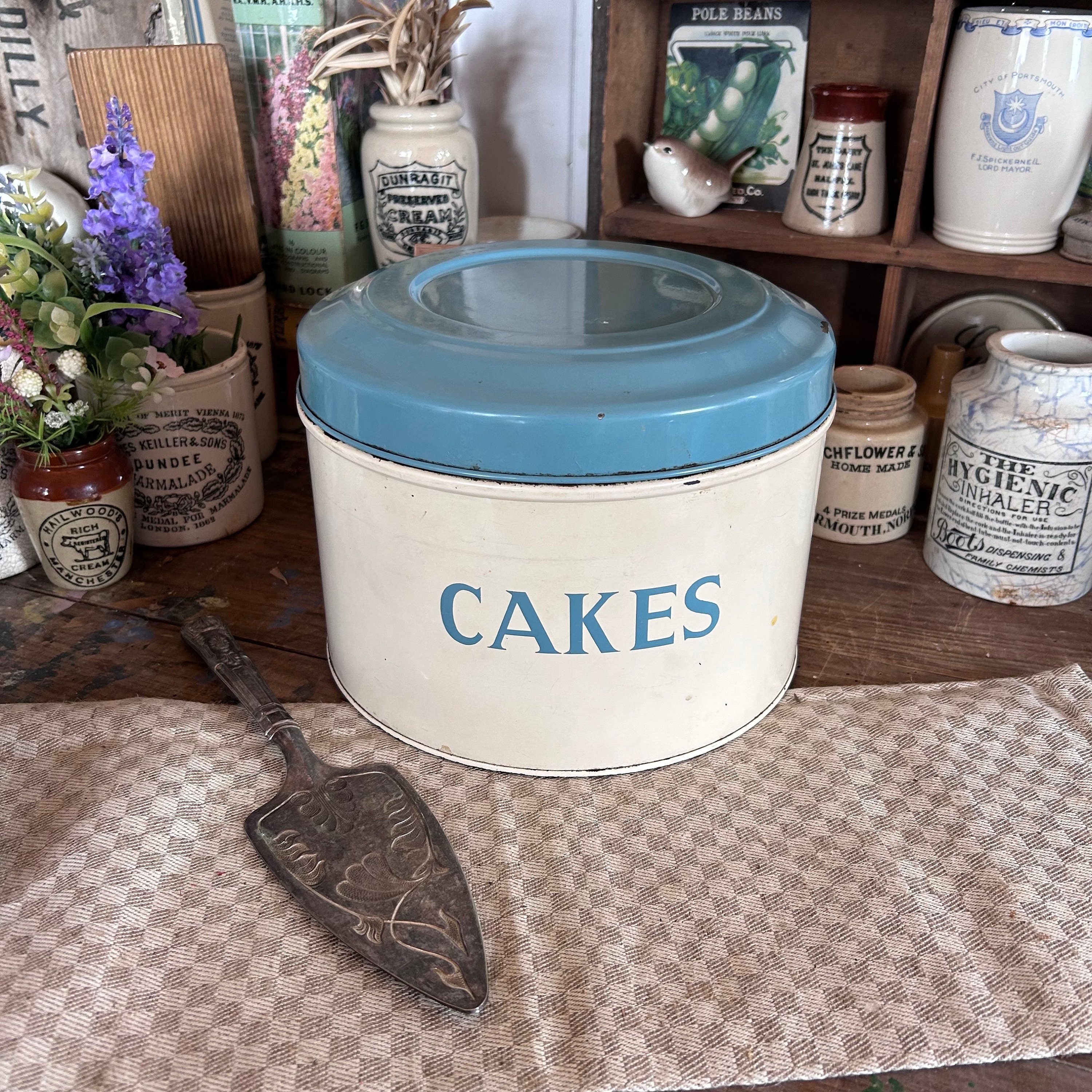 Baked Goods Tala Cake Storage Tins Vintage Tala Cake Tin, Vintage