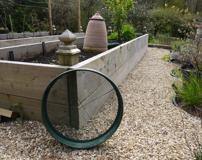 Vintage Metal Garden Sieve Riddle Pan Shifter Vintage Shifter Vintage