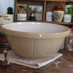 Vintage Mixing Bowl, Stoneware Mixing Bowl, Vintage English Mixing Bowl, Farmhouse, Bowl, Stoneware Bowl, Mixing Bowl, Mason Cash bowl