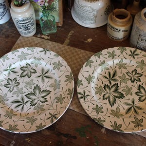 Vintage Ironstone plates, English Ironstone plates, serving plates, floral plates, wall plates, autumn, fall, Side Plates, vintage plates,