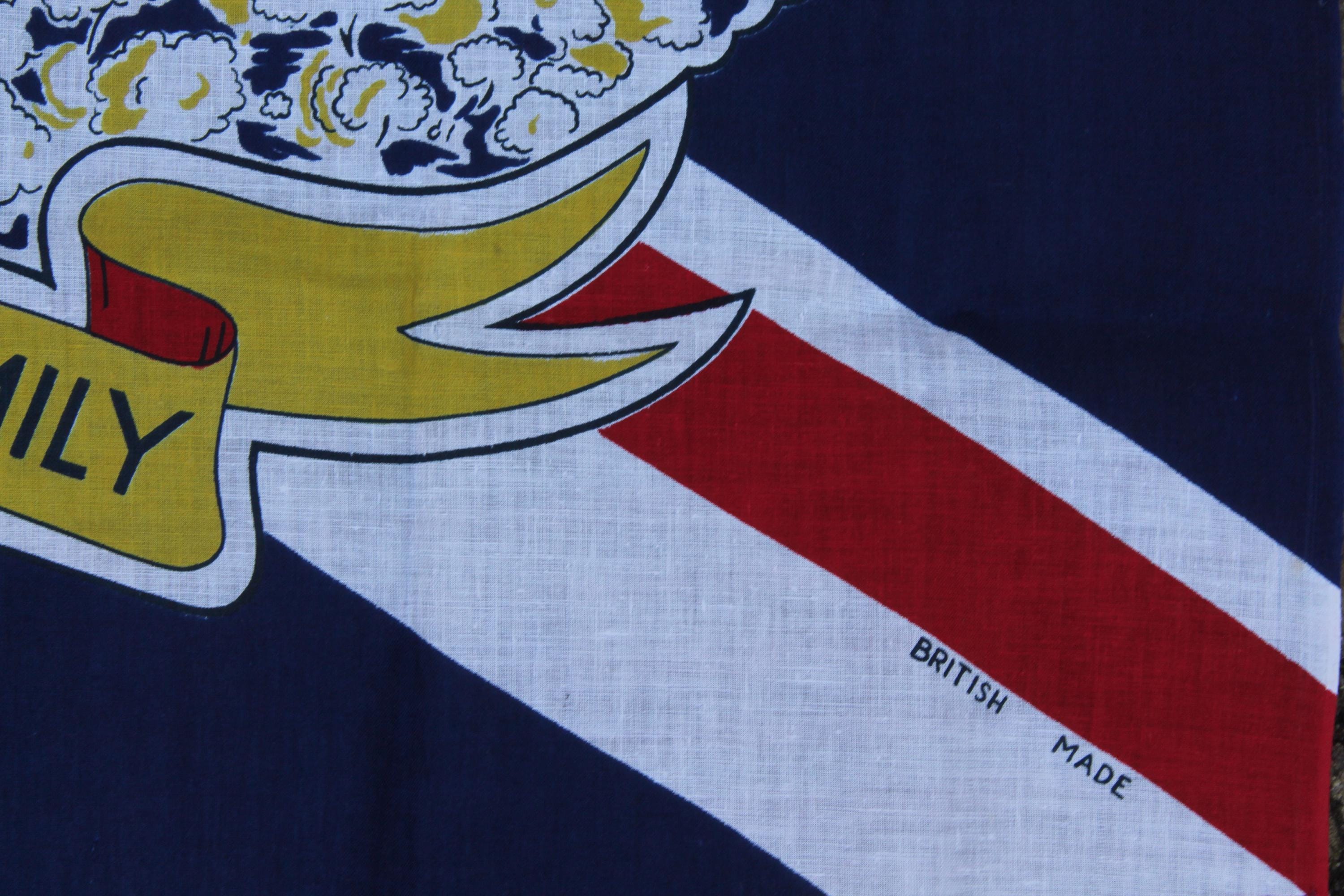 Vintage Queen Elizabeth Flag, Union Jack Flag, British Decor - Etsy UK