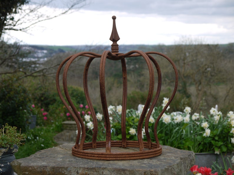 Rustic Crown Rustic Garden Crown Rustic Garden Decor Etsy