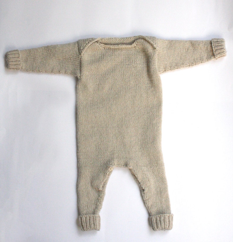 PDF Knitting Pattern Baby Envelope Romper Etsy
