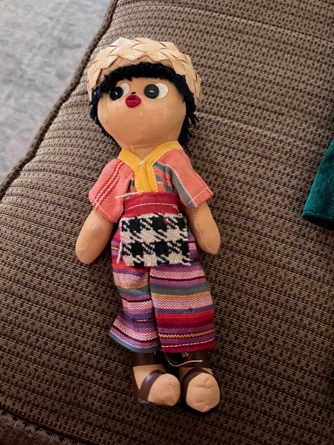 Guatemala Folk Cloth Handmade Vintage Doll. Excellent Condition and ...