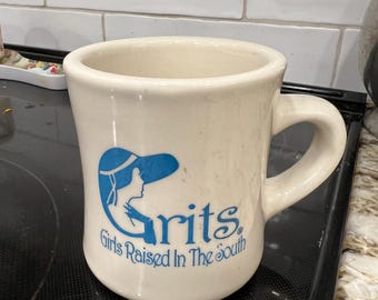 G.R.I.T.S Girls Raised In The South Diner Coffee Mug