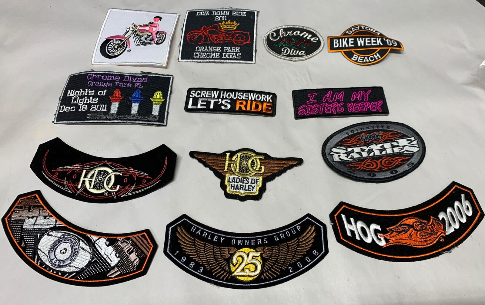 vintage harley davidson patches