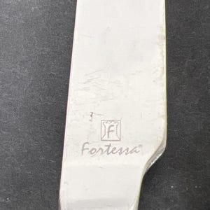 8 pc set fortessa pantheon knives serrated stainless steel flatware heavy duty image 3