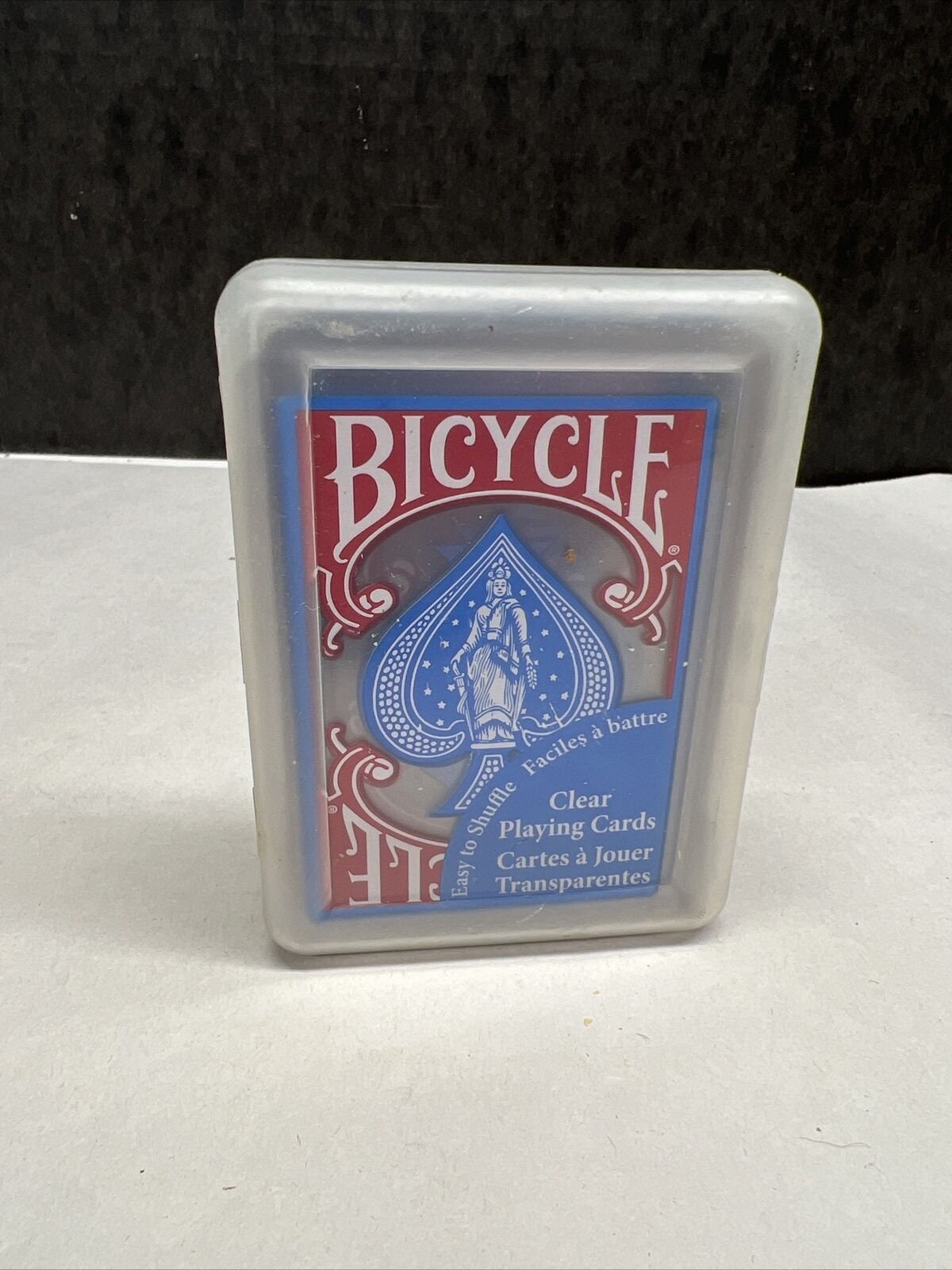 Blue Bicycle Standard Playing Cards With Blue Back 3D Art Hand Cut