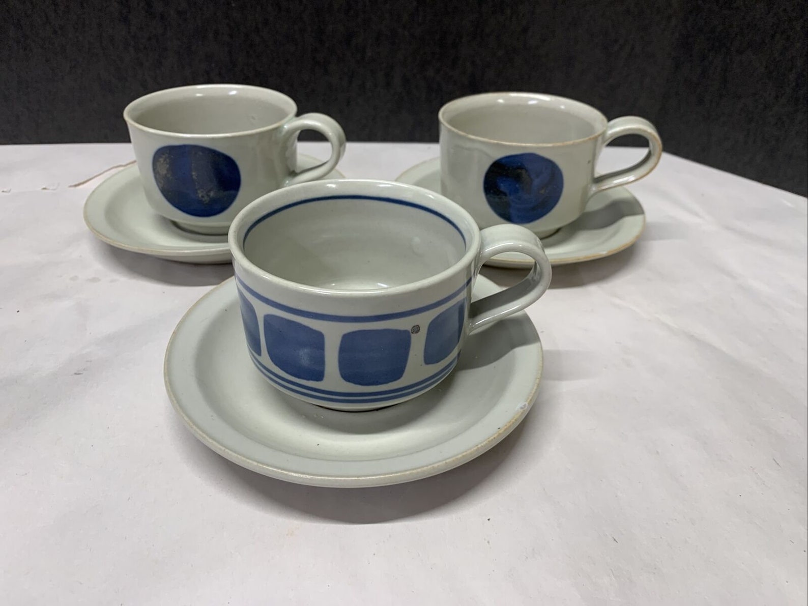 3 iron mountain stoneware huckleberry lookout cups Etsy