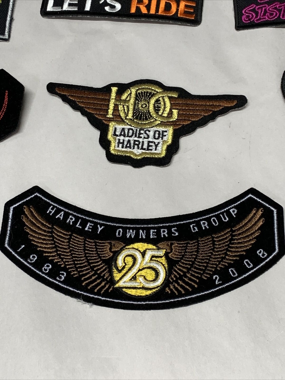 vintage harley davidson patch