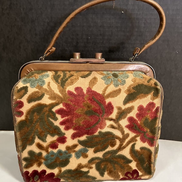 Vintage Carpet Bag Etsy