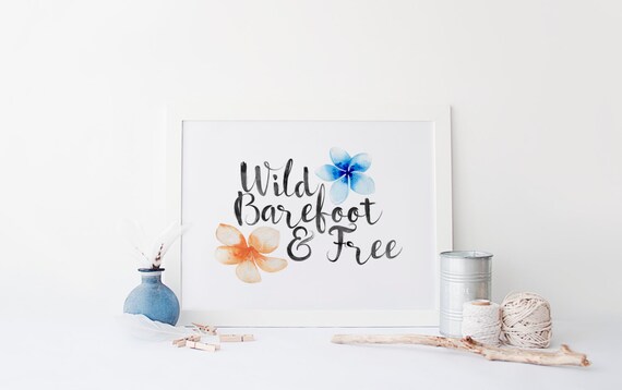 wild barefoot and no cost printable · summer time estimate · beach front decor signal · watercolor estimate print · tropical bouquets artwork · tropical wall artwork print photo regarding Free Printable Wall Art Flowers identified as wild barefoot and no cost printable · summer months estimate · seashore decor indication · watercolor quotation print · tropical bouquets artwork · tropical wall artwork print
