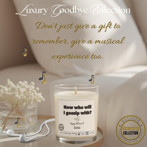 Luxury candles for Retirement,Happy Retirement gift candle , Boss farewell gift,Retirement gift women, candle candle, Gift for Retirement