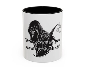 Taza, taza de Dungeon Master d&d, regalo para jugadores geek, taza de té para juegos de rol, regalo para amantes del café, decoración de juegos retro, taza novedosa con dados D20