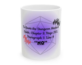 Taza de Dungeon Master, regalo para jugadores de D&D, divertida taza de cerámica, 11 oz, 15 oz, taza de Dungeon Crawler, regalo para jugadores de DND, taza de café RPG