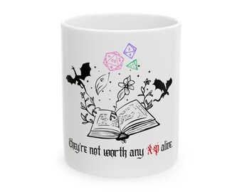 Taza de cerámica D&D, taza de mazmorras y dragones, dados de dragones de aventuras, regalo geek, taza de café para juegos, taza de juego de rol de mesa de fantasía, taza de té de Dungeon Master