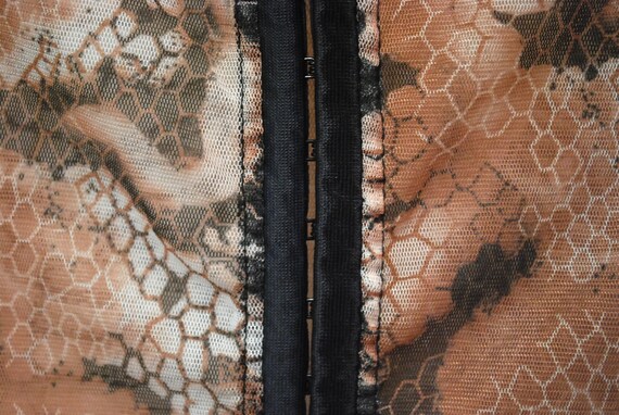 90s Grunge Python Reptile Print Jacket Top, Vinta… - image 6