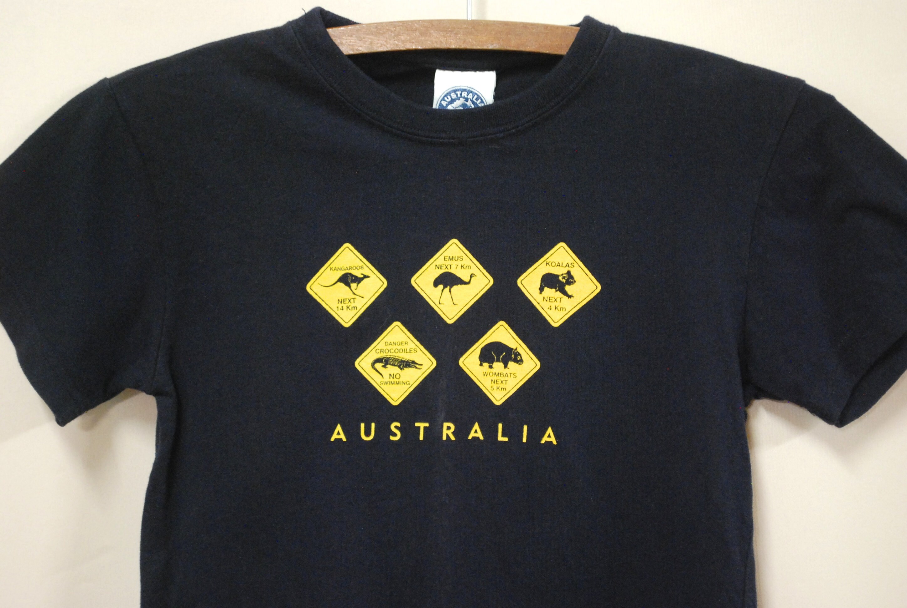 90s Vintage Australian Animals T shirt Cropped Tee Strada Etsy
