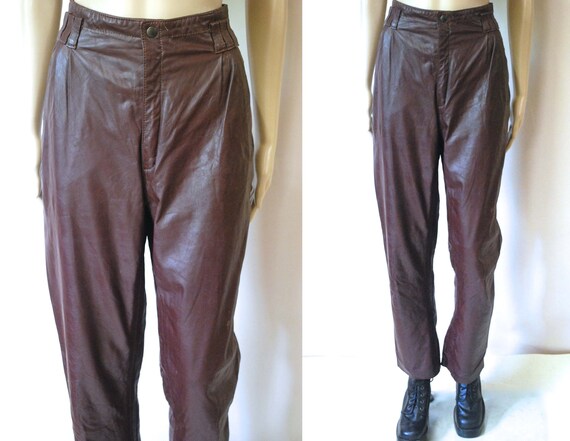 70s leather pants