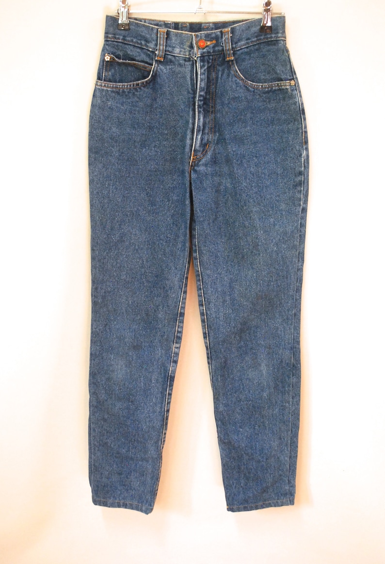 80s Staggers High Waisted Denim Jeans Vintage Retro Blue - Etsy Australia