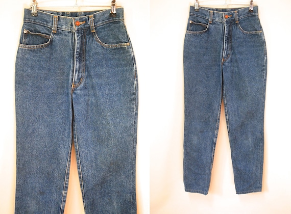 80s Staggers High Waisted Denim Jeans Vintage Retro Blue - Etsy Australia