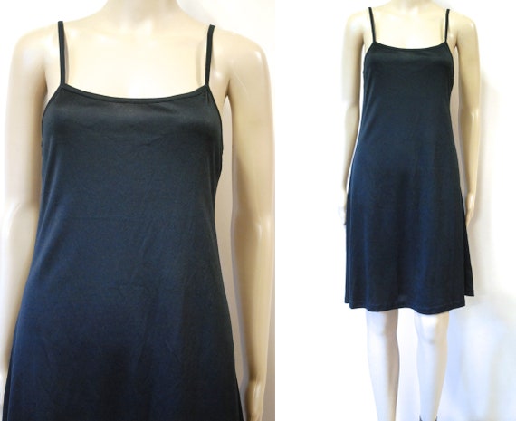 knee length slip dress