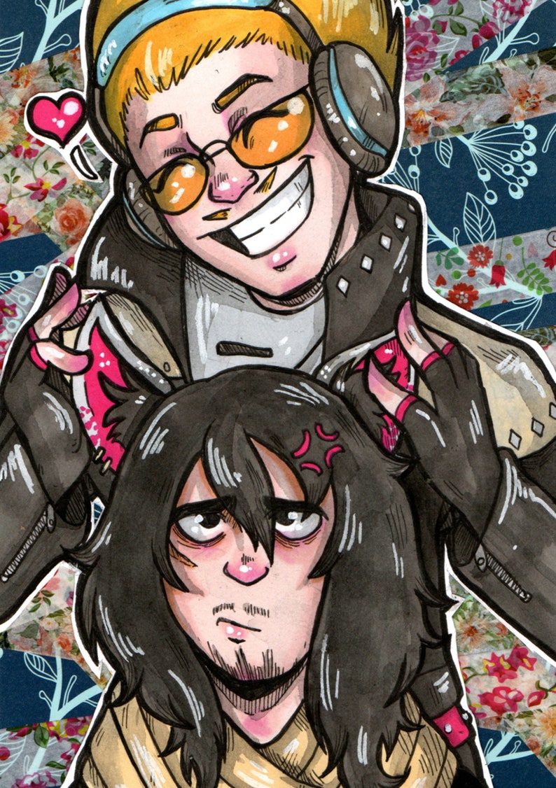 Eraserhead and Present Mic 5x7in Print Etsy Australia