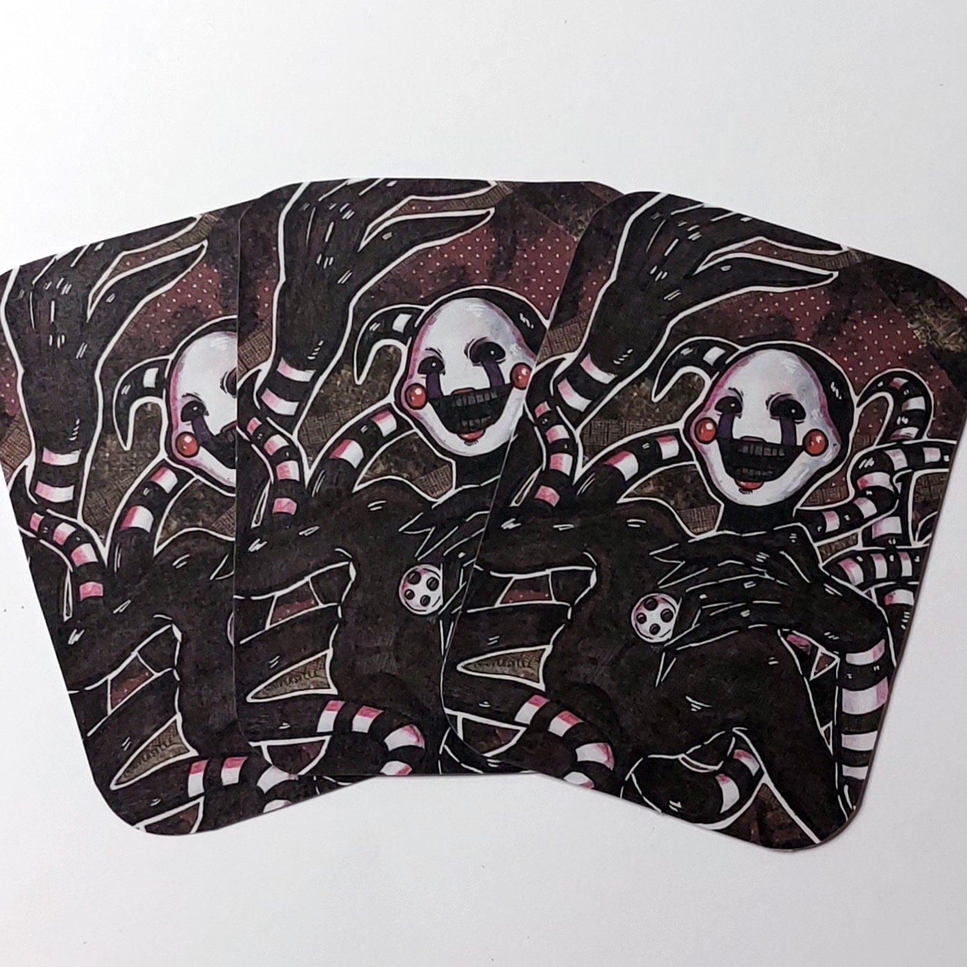 Cute Five Nights at Freddy's Stickers 4 Pack Stinkostudio 