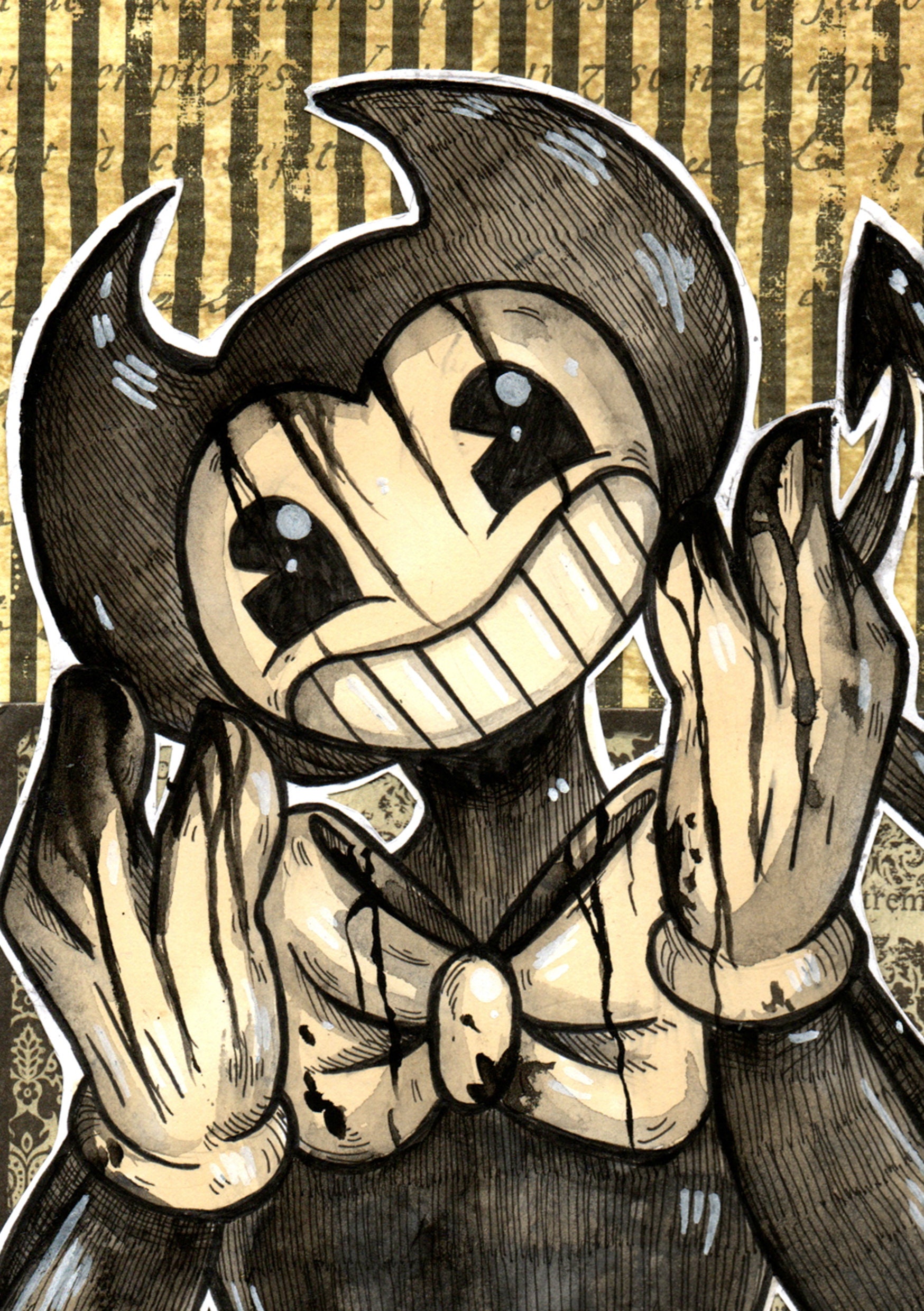 Bendy And The Ink Machine FanArt ://3 AryDraws :v - Illustrations ART street