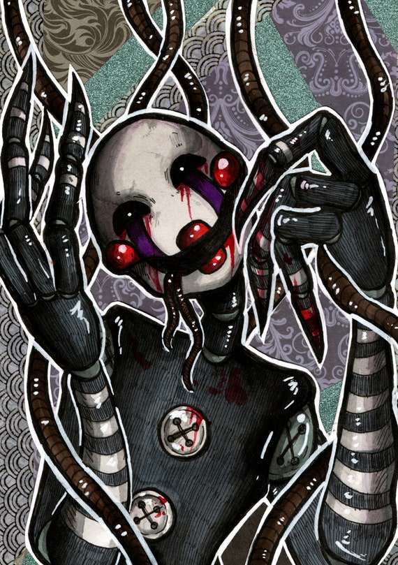 The Puppet FNAF ArtPrint 5x7IN