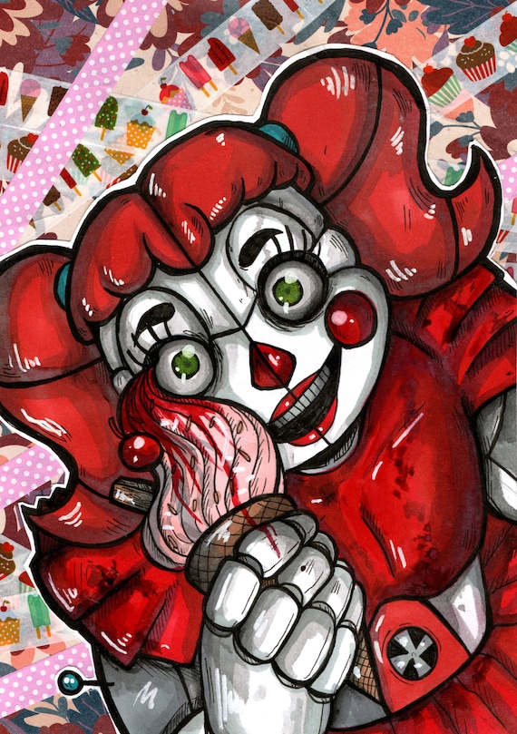 The Puppet FNAF ArtPrint 5x7IN