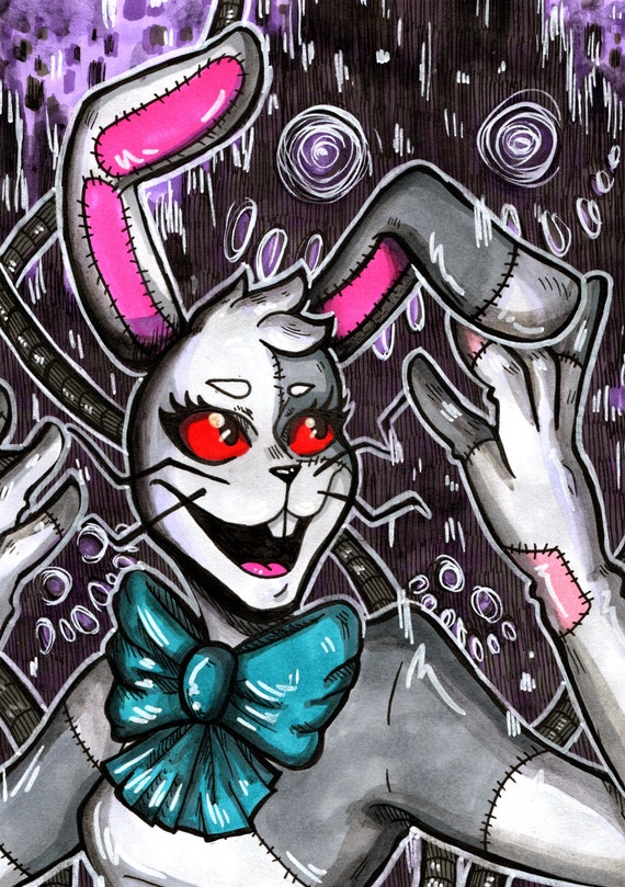 The Puppet FNAF ArtPrint 5x7IN