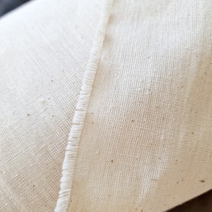Tela 100% algodón crudo Calico 64 Material sin blanquear, sin teñir, no suavizado Tela por metro o cortada a medida Sin tratamiento químico imagen 2