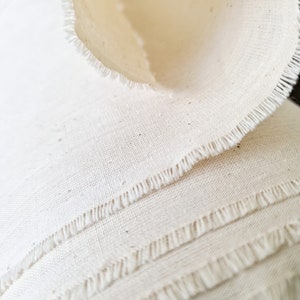 Tela 100% algodón crudo Calico 64 Material sin blanquear, sin teñir, no suavizado Tela por metro o cortada a medida Sin tratamiento químico imagen 9