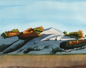 white sands : GICLEE PRINT 11"X14"
