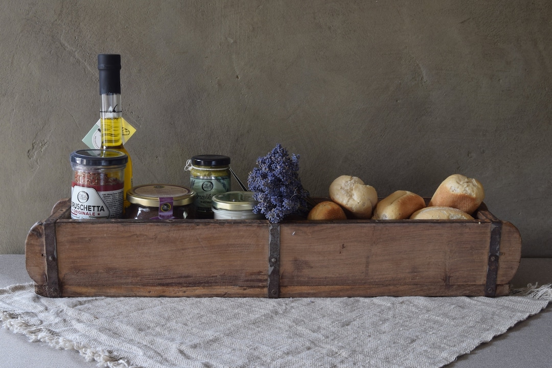 Authentic Indian Vintage Wooden Double Brick Mould Storage Box Etsy