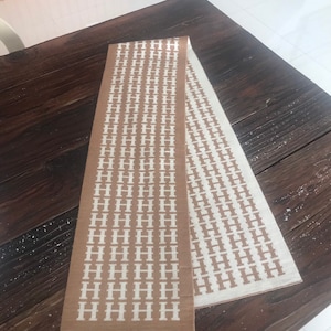 Vintage Reversible HERMÈS 100% Wool Scarf Muffler Shawl with H pattern