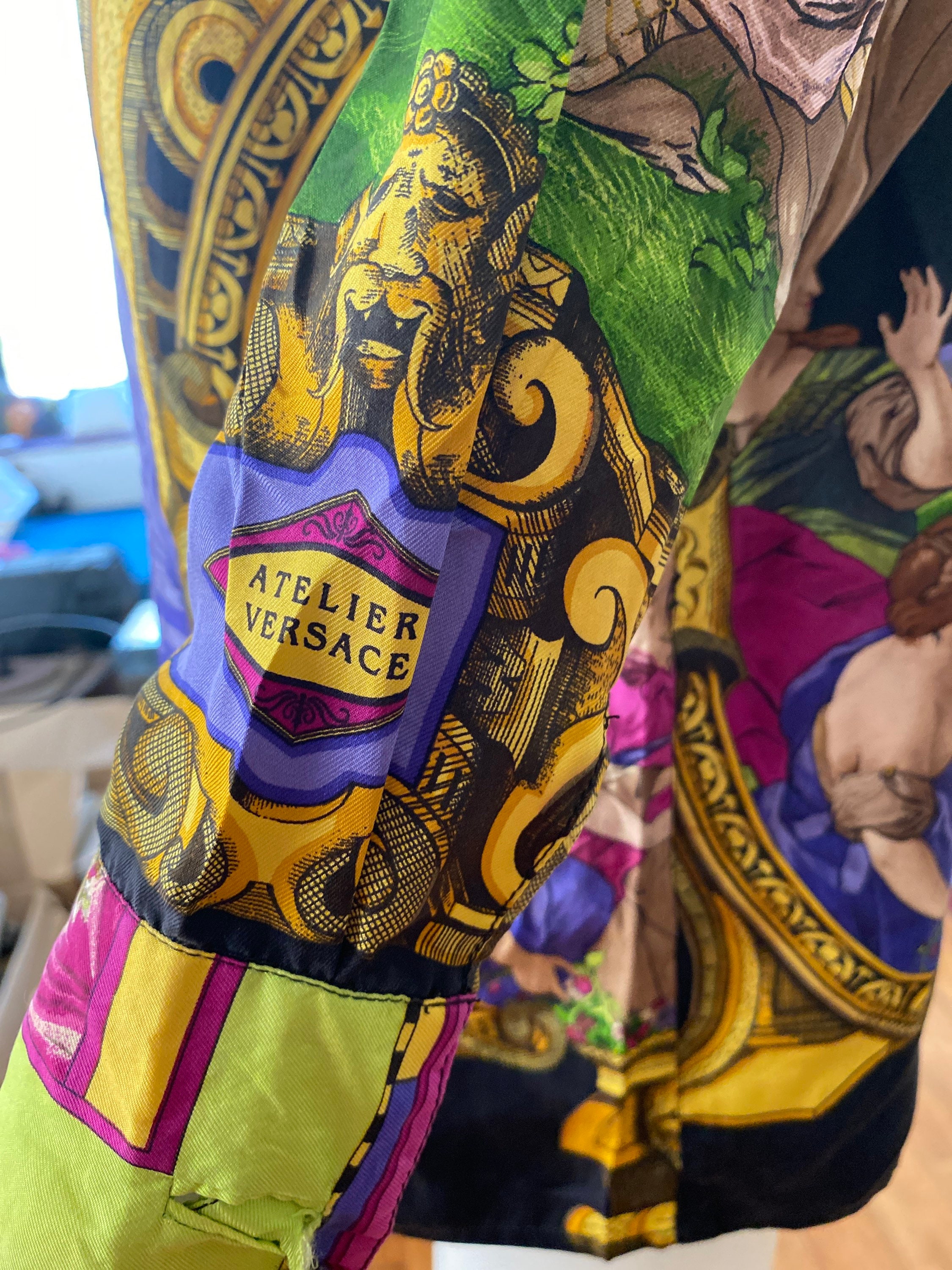 Vintage GIANNI VERSACE 'europa' 1993 Atelier Versace Greek Gods