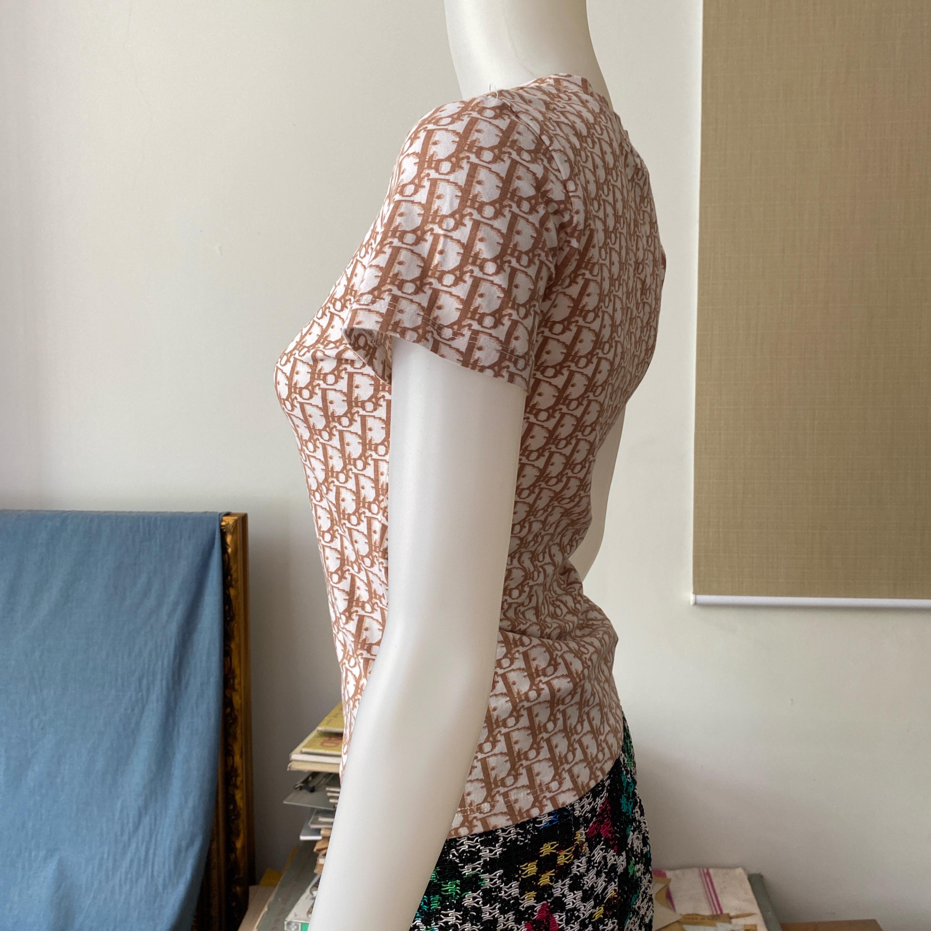 Christian Dior CD Vintage Monogramme Floral Shirt - Etsy Ireland