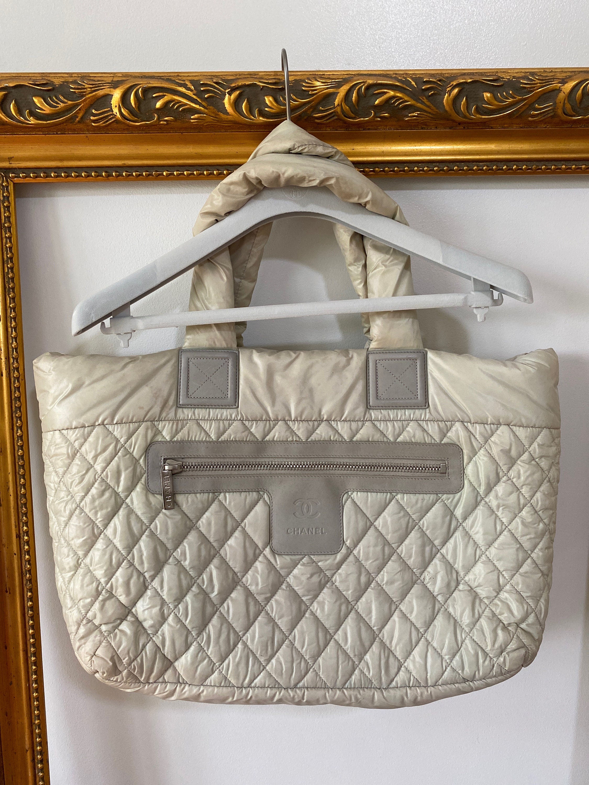 Cream Chanel Bag 