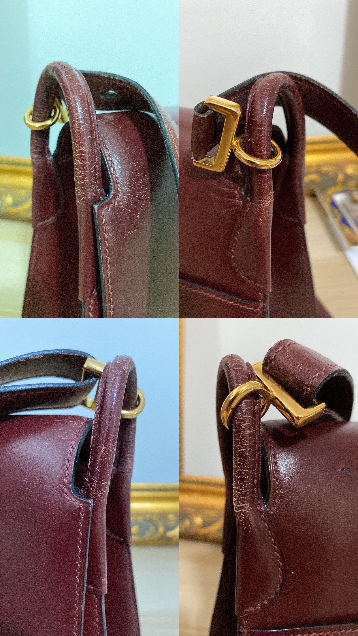 WYPRZEDAŻ! Od 1995 - Vintage Hermes Push Lock Flap Bag