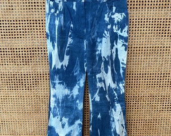 ¡VENTA! De 1675 - Vintage Christian Dior de John Galliano Tie Dye Jeans Pantalones rara pasarela