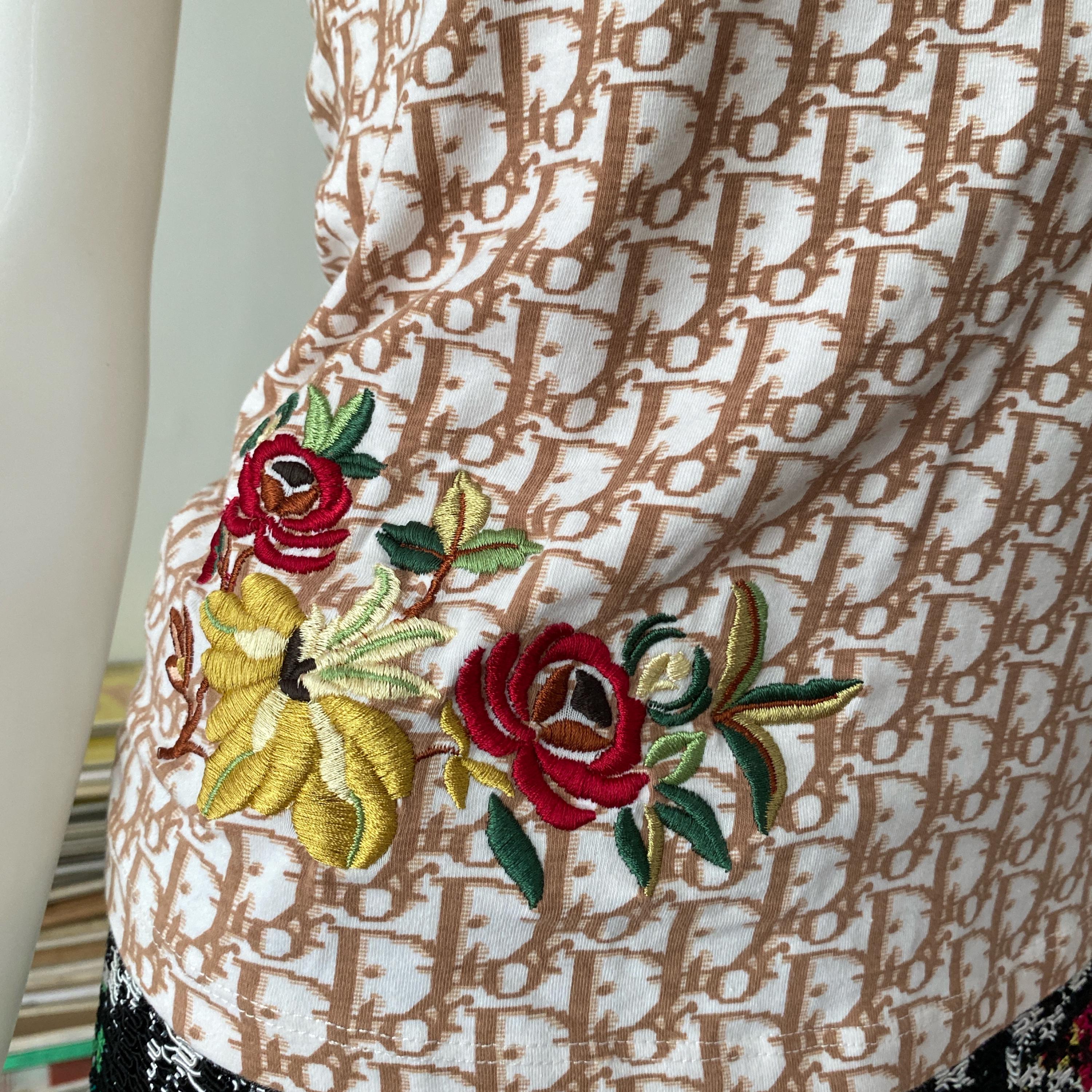 Christian Dior CD Vintage Monogramme Floral Shirt - Etsy Ireland