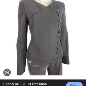 Vintage CHANEL classic black “GABRIELLE” Blazer Jacket