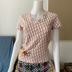 Christian Dior CD Vintage Monogramme floral shirt