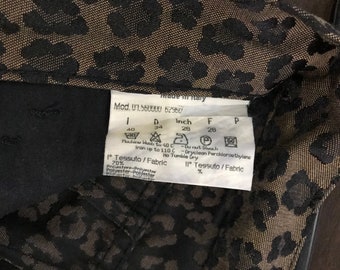 SALE! From 350 - FENDI FF Vintage Leopard Print Jeans, Italy