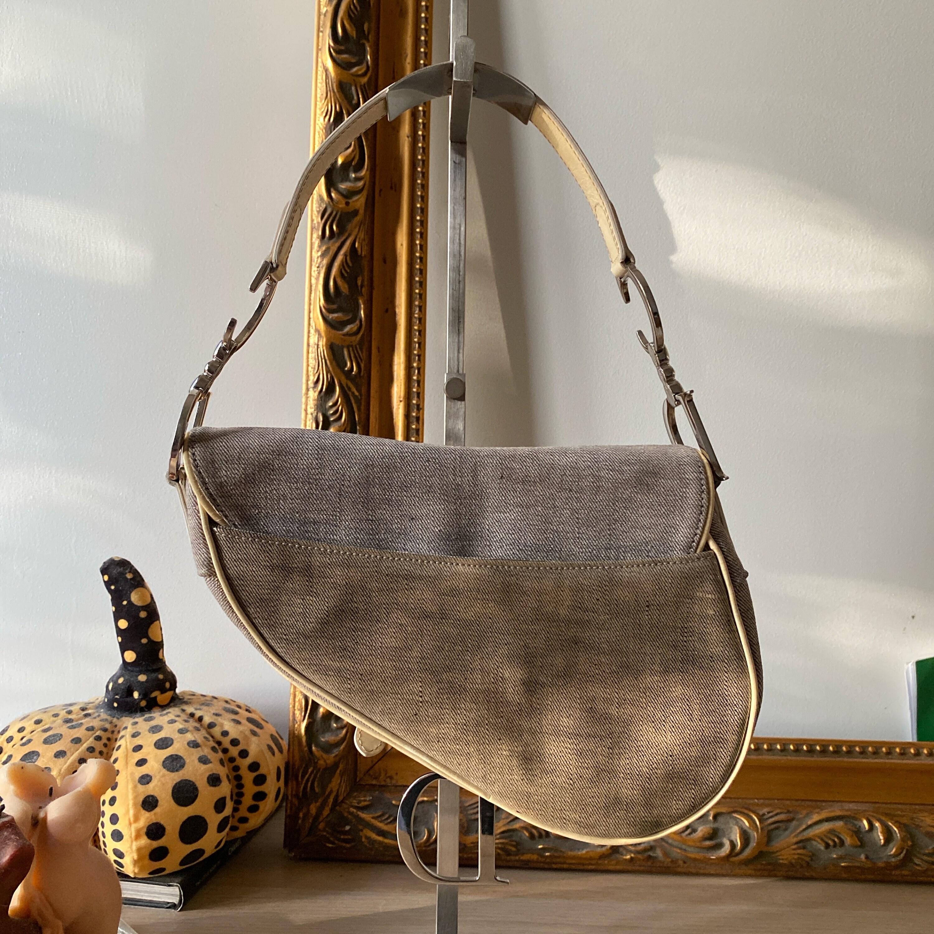 Sale From 1175! Vintage Christian Dior Galliano Gray Canvas Sale From 1175! Vintage Christian Dior Galliano Gray Canvas