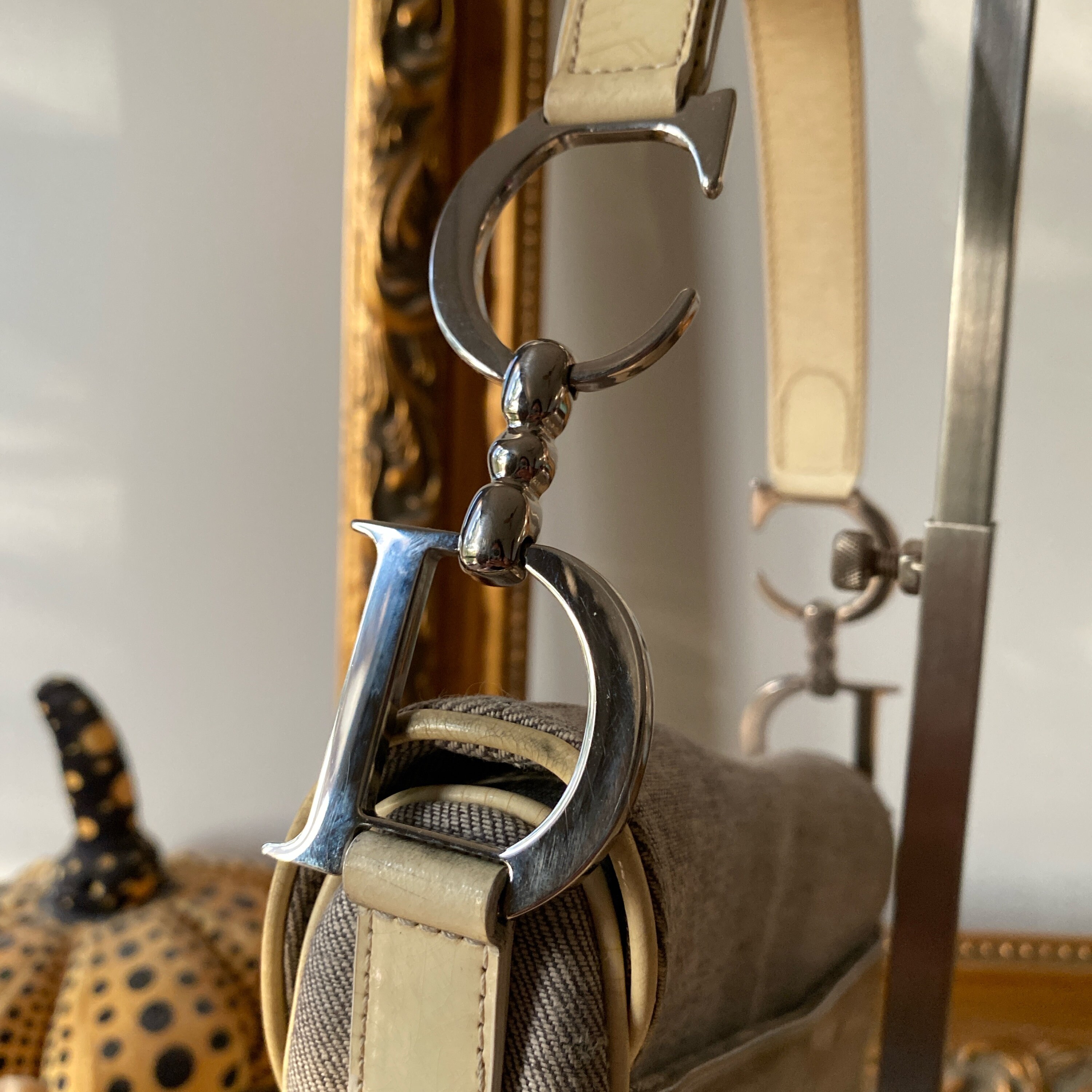 Sale From 1175! Vintage Christian Dior Galliano Gray Canvas Sale From 1175! Vintage Christian Dior Galliano Gray Canvas