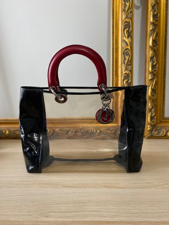 Christian Dior Vintage Charm Mini Top Handle Bag Black