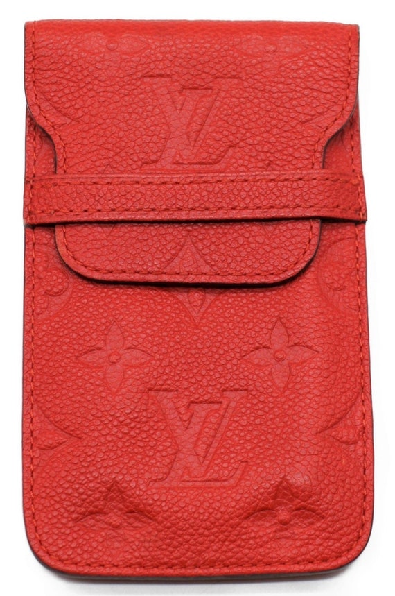 LOUIS VUITTON Portefeuille Look Mini Trifold Wallet Leather Pink